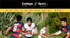 Desktop Screenshot of collegesport.org.nz