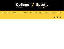 Tablet Screenshot of collegesport.org.nz